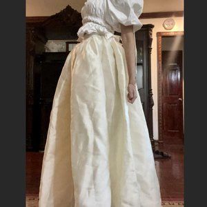 SELKIE The Suit Gown Skirt XS Powder